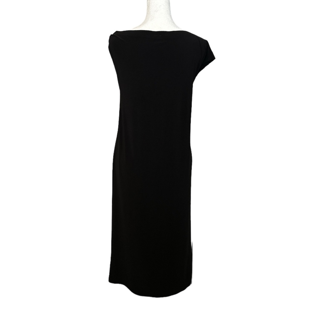 Norma Kamali Drop Shoulder Black Dress - Picture 9 of 9